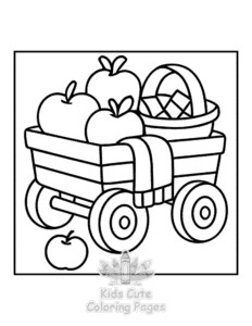 Simple Bold & Easy Fall Vibes coloring page for toddlers