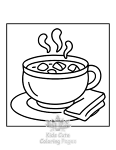 Easy Bold & Easy Fall Vibes coloring sheet for young children