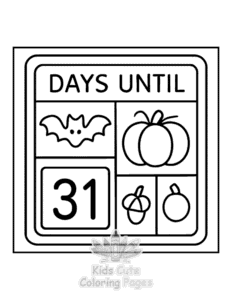 Bold & Easy Fall Vibes coloring page for boys, printable at home