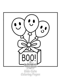 Printable Bold & Easy Fall Vibes coloring sheet for preschoolers