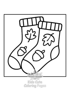 Bold & Easy Fall Vibes coloring page for boys, printable at home