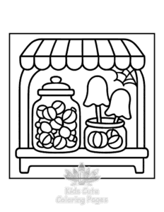Free printable Bold & Easy Fall Vibes coloring page for kids