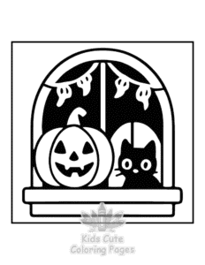 Printable Bold & Easy Fall Vibes coloring sheet for preschoolers