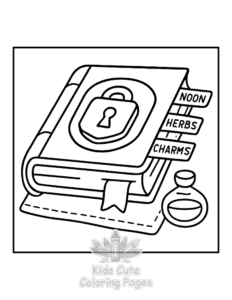 Bold & Easy Fall Vibes coloring page for girls, free to print