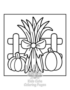 Bold & Easy Fall Vibes coloring page for boys, printable at home
