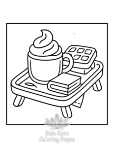 Simple Bold & Easy Fall Vibes coloring page for toddlers