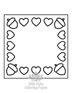Easy Bold & Easy Fall Vibes coloring sheet for young children