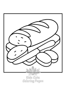 Bold & Easy Kitchen Stuff coloring page for classroom activities