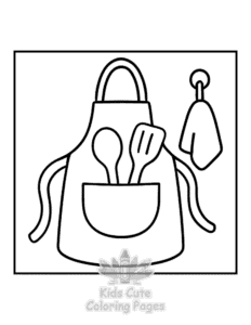 Free Bold & Easy Kitchen Stuff coloring pages to print at home