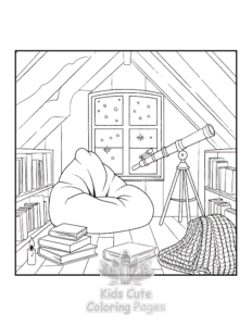 Bold Easy Little Corner coloring page for boys, printable at home