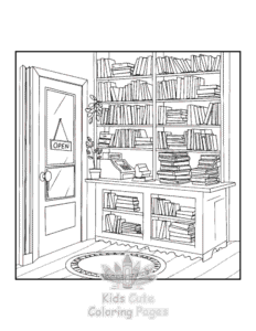 Free Bold Easy Little Corner coloring pages to print at home