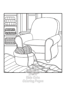 Bold Easy Little Corner coloring page for classroom activities