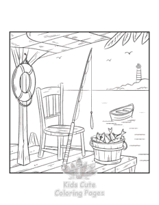Bold Easy Little Corner coloring page for classroom activities