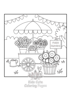 Free printable Bold Easy Little Corner coloring page for kids