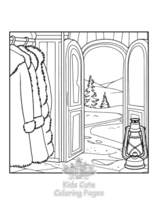 Simple Bold Easy Little Corner coloring page for toddlers