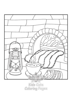 Free printable Bold Easy Little Corner coloring page for kids