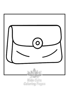 Printable Bold & Easy Vintage Fashion coloring sheet for preschoolers