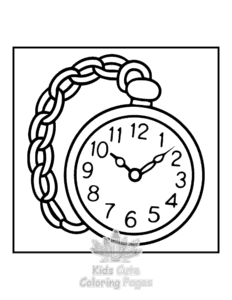 Easy Bold & Easy Vintage Fashion coloring sheet for young children