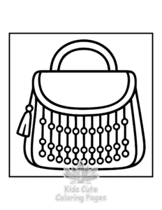 Free printable Bold & Easy Vintage Fashion coloring page for kids