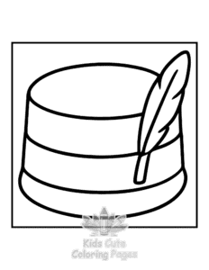 Simple Bold & Easy Vintage Fashion coloring page for toddlers