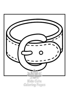 Printable Bold & Easy Vintage Fashion coloring sheet for preschoolers