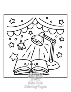 Free Book Lovers coloring pages to print at home
