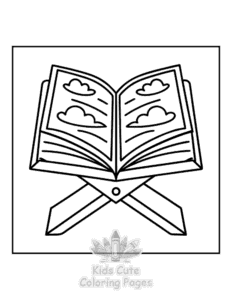 Book Lovers coloring page for classroom activities