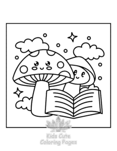Free Book Lovers coloring pages to print at home