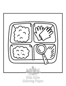 Easy Book Lovers coloring sheet for young children