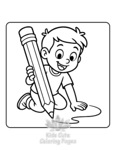 Free Boys Time coloring pages to print at home