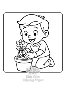 Free Boys Time coloring pages to print at home