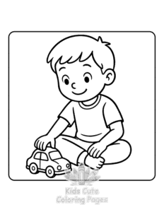 Boys Time coloring page for girls, free to print