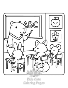Free Capybara Days coloring pages to print at home