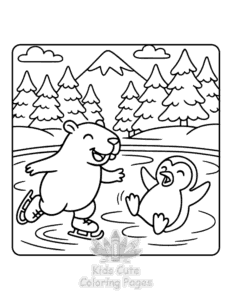 Free printable Capybara Days coloring page for kids