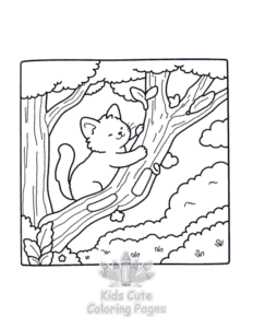 Free Cat Moment Meow Life coloring pages to print at home