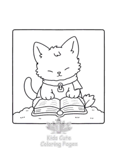 Free printable Cat Moment Meow Life coloring page for kids