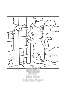 Free Cat Moment Meow Life coloring pages to print at home