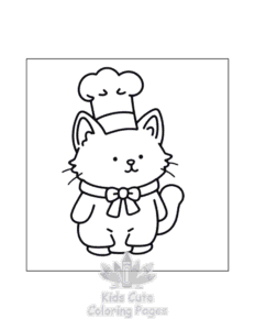 Cat Moment Meow Life coloring page for classroom activities