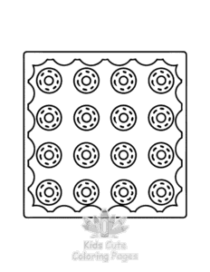 Easy Comfy Patterns coloring sheet for young children