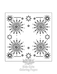 Comfy Patterns coloring page for classroom activities