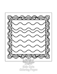 Free printable Comfy Patterns coloring page for kids