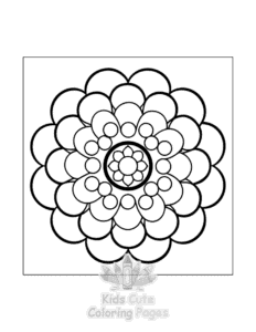 Comfy Patterns coloring page for girls, free to print