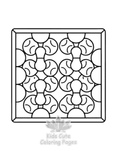 Comfy Patterns coloring page for classroom activities