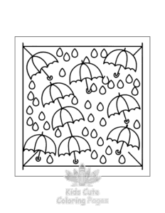 Easy Comfy Patterns coloring sheet for young children