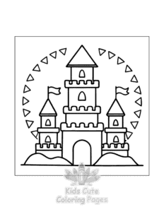 Easy Comfy Patterns coloring sheet for young children