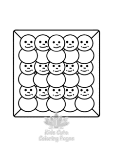 Free printable Comfy Patterns coloring page for kids