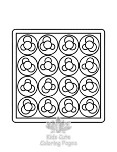 Free Comfy Patterns coloring pages to print at home