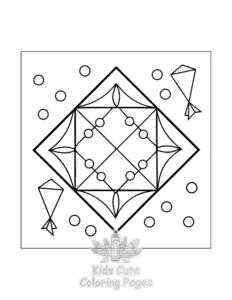 Easy Comfy Patterns coloring sheet for young children