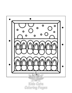 Free printable Comfy Patterns coloring page for kids