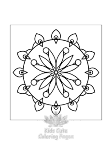 Printable Comfy Patterns coloring sheet for preschoolers
